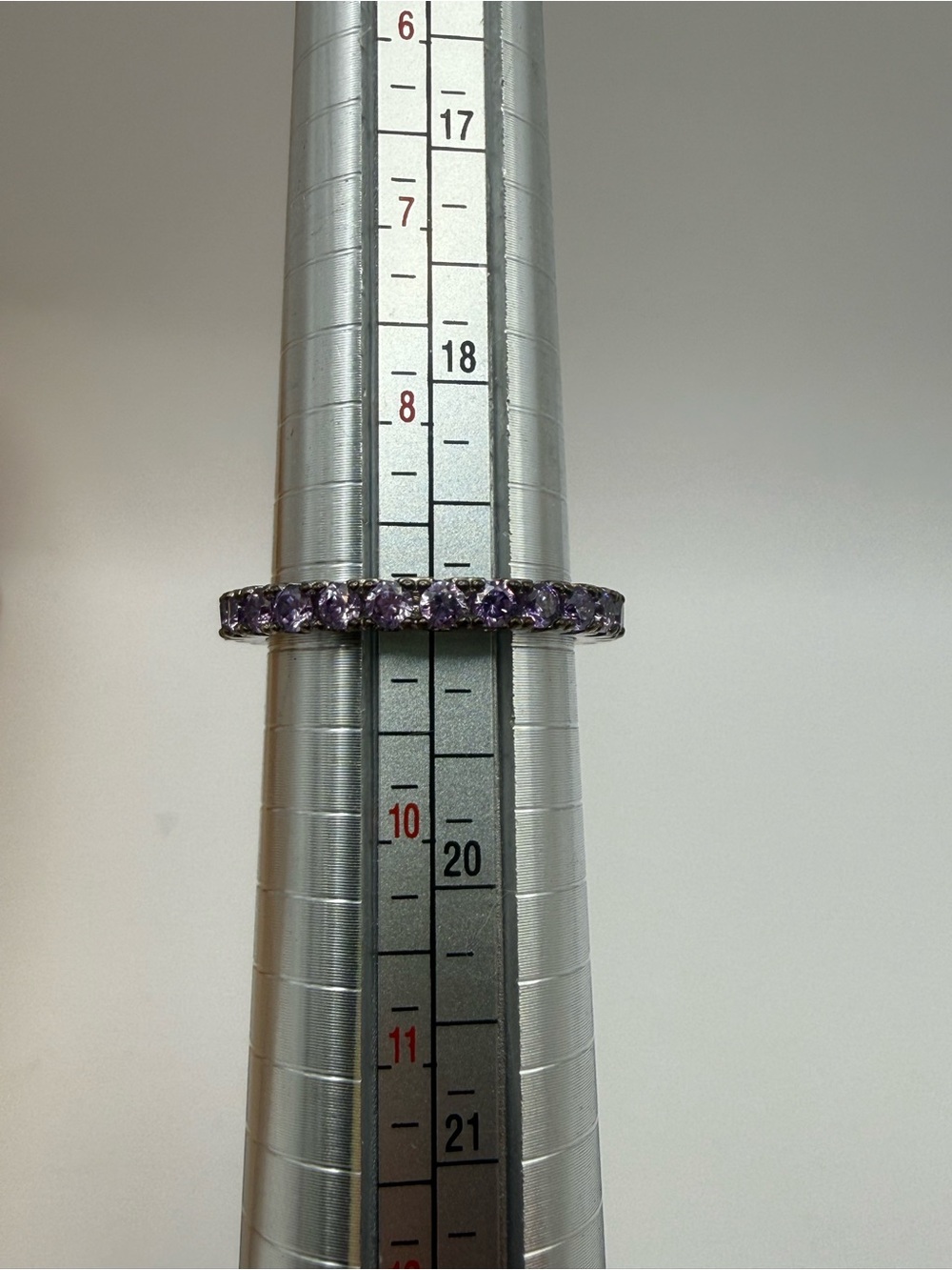 Purple Stone Eternity Band Ring - Women Jewelry